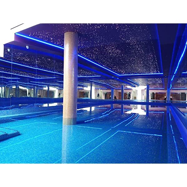 SANLI LED 10W Twinkle RGBW Fiber Optic Starry Ceiling Lights with Bluetooth APP/Remote Control Music Mode for Home Theater & Car Use