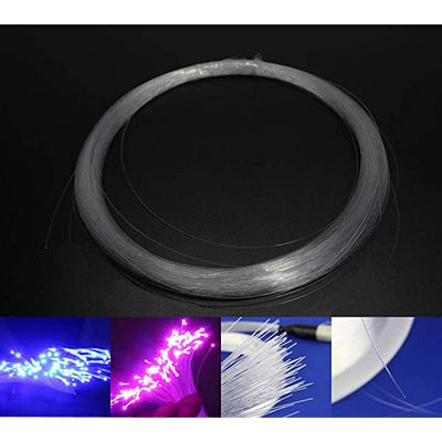 AZIMOM PMMA Fiber Optic Light Strands 100m(328ft)/Roll for Rolls Royce Star Roof & Starry Ceiling Lights 1pcs*0.0098in/0.25mm*328ft/100m