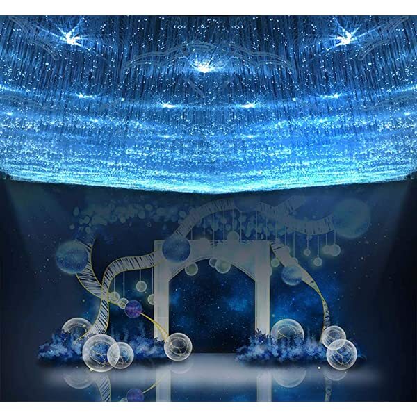 SANLI LED Twinkle Fiber Optic Bundle 0.04in/1.0mm for Fiber Optic Waterfall Lighting