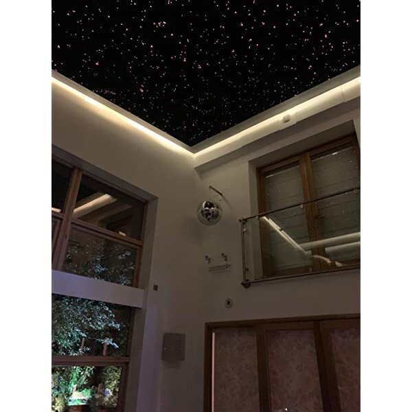 AZIMOM Plastic Fiber Optic Bundle Dia0.03in/0.75mm for Star Ceiling 450pcs*0.03in/0.75mm*9.8ft/3m