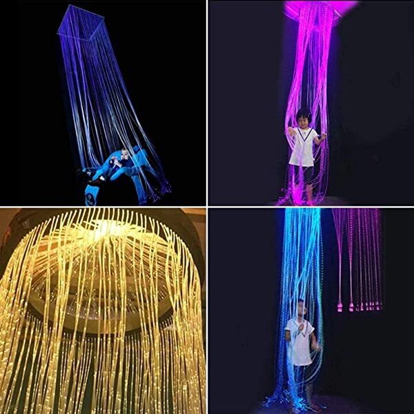 AZIMOM 10W Twinkle RGBW LED Fiber Optic Sensory Light Application