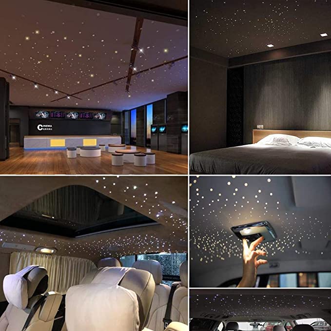 SANLI LED 6W RGB Car Roof Star Lights with Bluetooth APP/Remote Control & Music Control