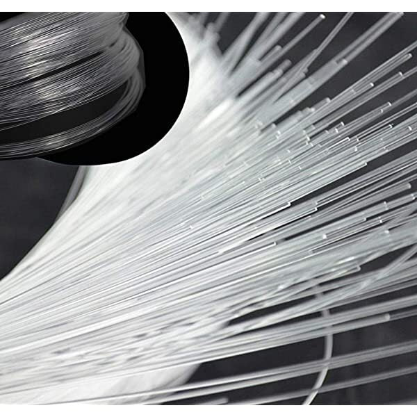 SANLI LED End Glow Fiber Optic Cable 50m(164ft)/Roll for Star Ceiling Car & Fiber Optic Ceiling Lights