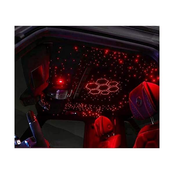 AZIMOM Plastic Fiber Optic Bundle Dia0.03in/0.75mm for Starlight Headliner Kits 450pcs*0.03in/0.75mm*9.8ft/3m