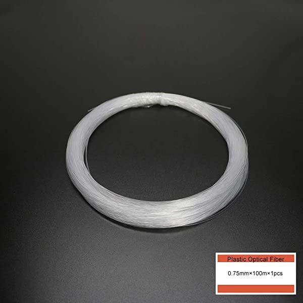 AZIMOM PMMA Fiber Optic Light Strands 100m(328ft)/Roll for Rolls Royce Star Roof & Starry Ceiling Lights