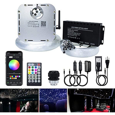 SANLI LED 32W Twinkle Rolls Royce Star Lights, RGBW LED Rolls Royce Star Lights with Meteor for Car Truck