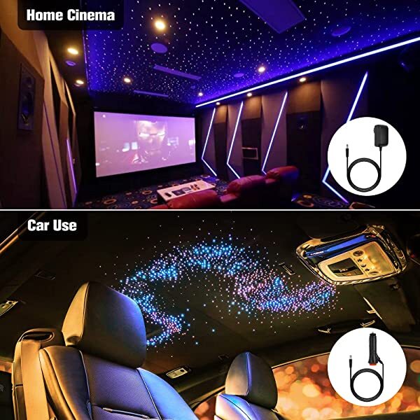 Application for SANLI LED 12W Dual Head Twinkle Stars in the Ceiling Car Kit, RGBW Stars in the Ceiling Car Kit