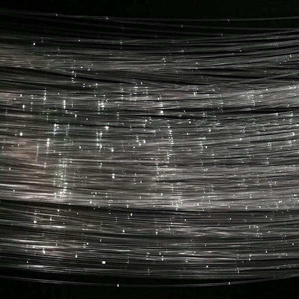 SANLI LED Twinkle Fiber Optic Bundle 0.04in/1.0mm for Fiber Optic Waterfall Lighting