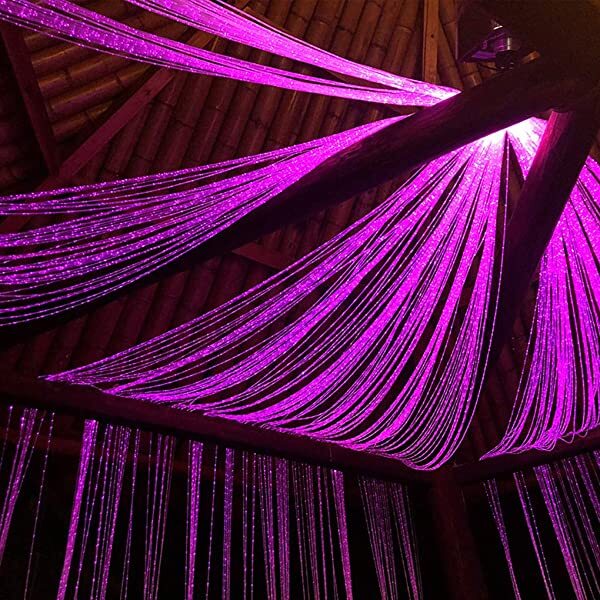SANLI LED Twinkle Fiber Optic Bundle 0.04in/1.0mm for Fiber Optic Waterfall Lighting
