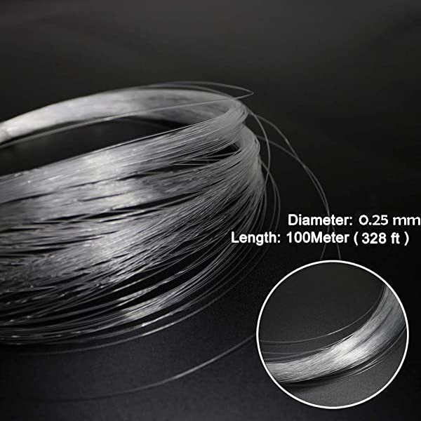 AZIMOM PMMA Fiber Optic Light Strands 100m(328ft)/Roll for Rolls Royce Star Roof & Starry Ceiling Lights