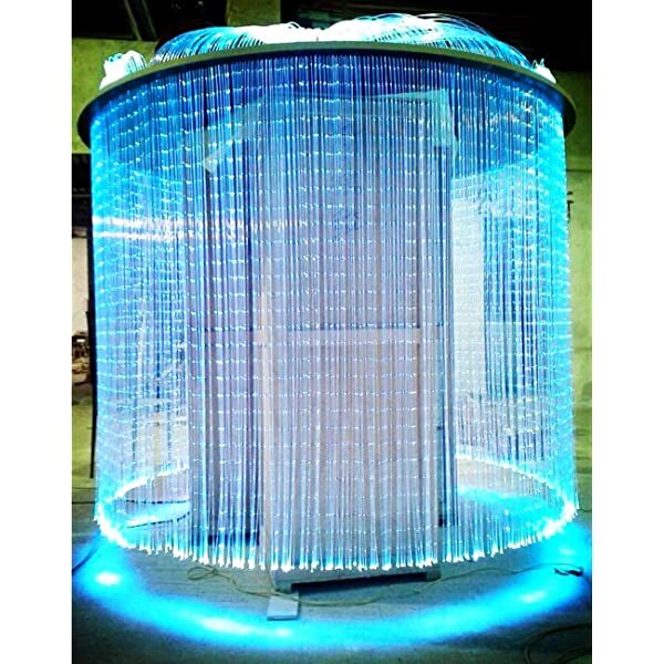 SANLI LED Twinkle Fiber Optic Bundle 0.04in/1.0mm for Fiber Optic Waterfall Lighting