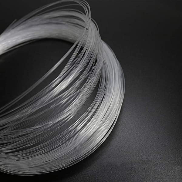 AZIMOM Plastic Fiber Optic Bundle Dia0.03in/0.75mm for Star Ceiling & Starlight Headliner Kits