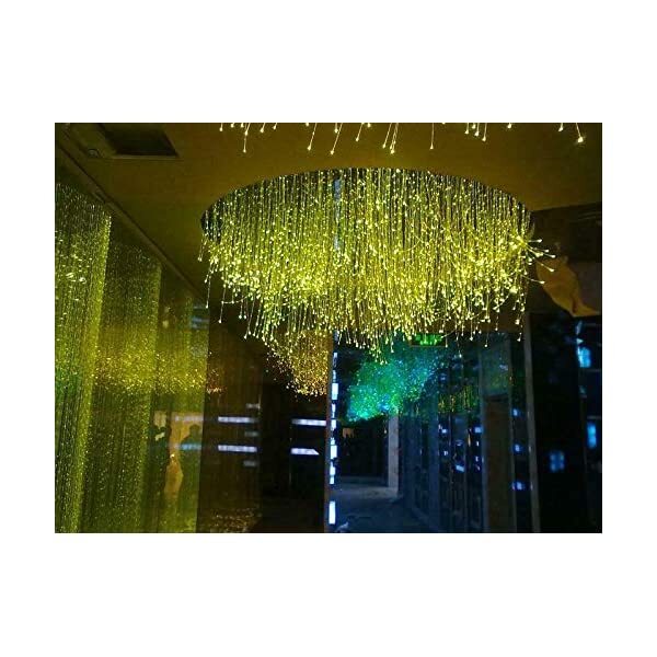SANLI LED Twinkle Fiber Optic Bundle 0.04in/1.0mm for Fiber Optic Waterfall Lighting