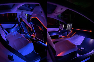 2022 RGBW Tesla Model S Ambient Lighting Upgrade Kit