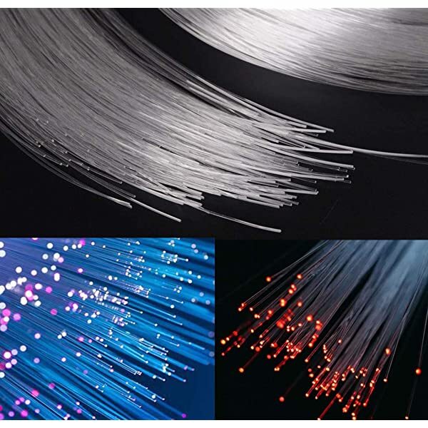 SANLI LED End Glow Fiber Optic Cable 50m(164ft)/Roll for Star Ceiling Car & Fiber Optic Ceiling Lights