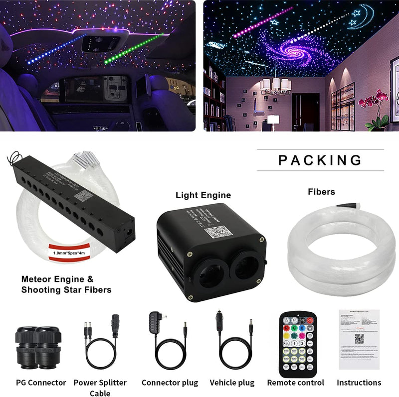 Package for SANLI LED Smart 2x10W Rolls Royce Star Lights with RGB Shooting Stars | Azimom.shop